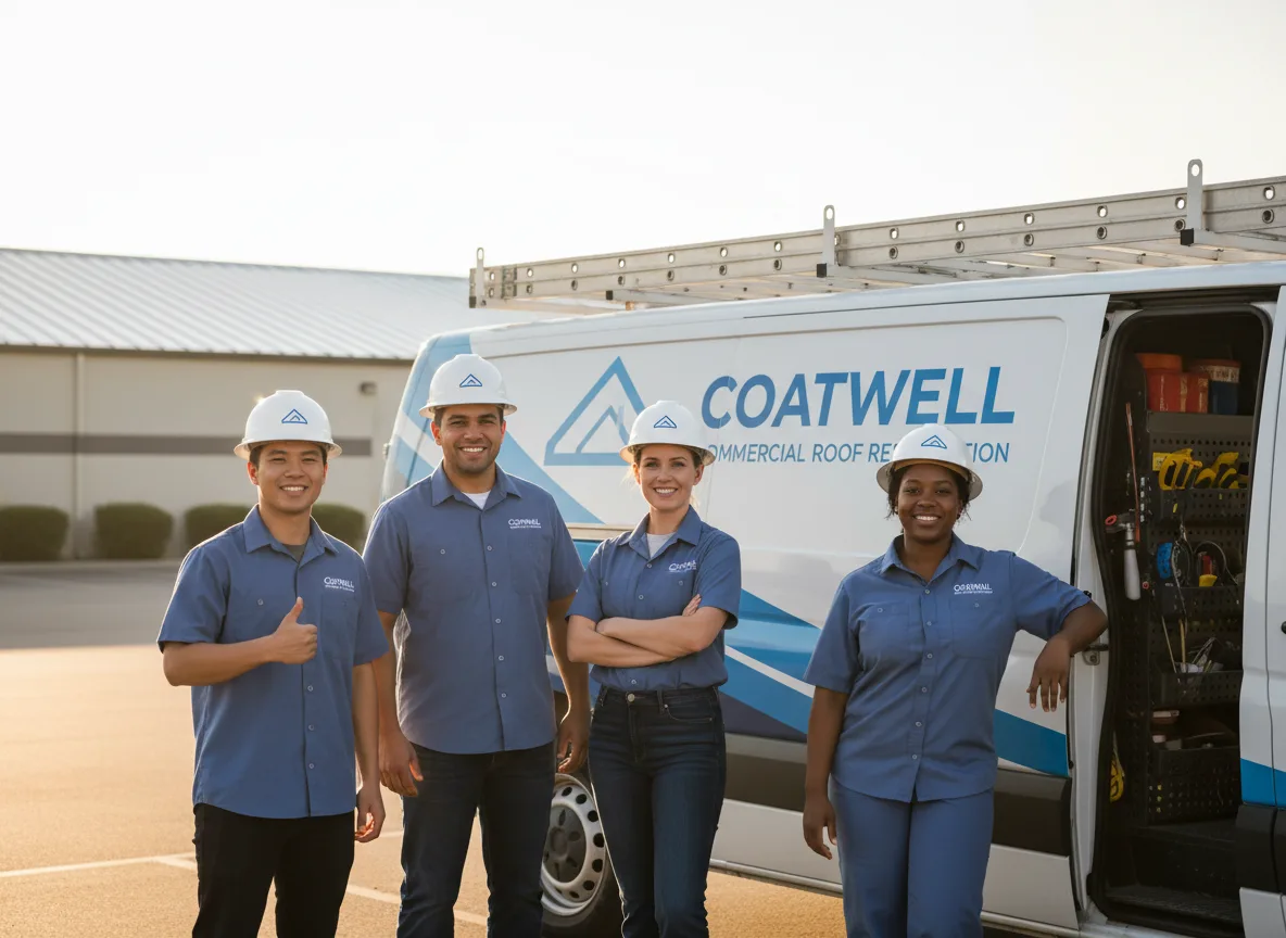 Commercial roof coating company in Montello, WI